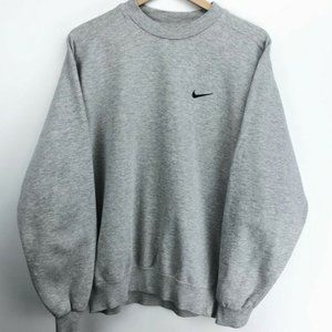 90 Nikes Grey Crewneck